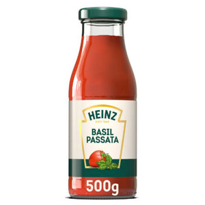 Heinz Passata with Basil Italian Tomato Sauce 500g