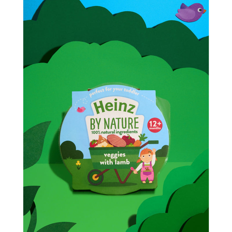 Heinz baby food veggies with lamb 12+ months 200g, UK version