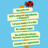 Heinz apple baby food for 6+ months 100g, UK version