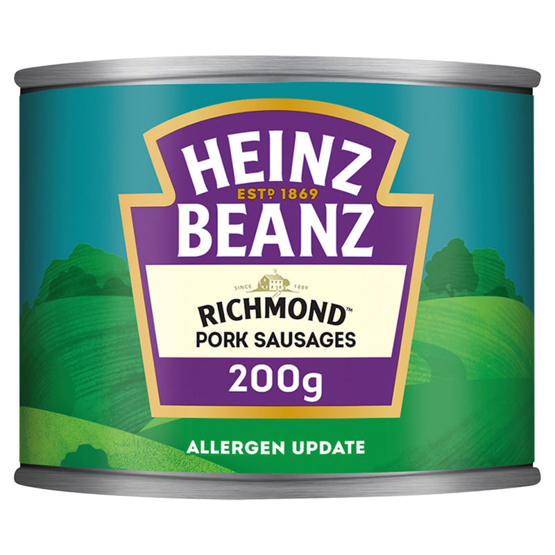 Heinz Baked Beans & Richmond Sausages 200g, UK version
