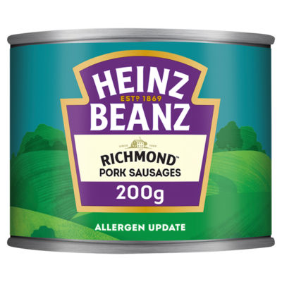 Heinz Baked Beans & Richmond Sausages 200g, UK version