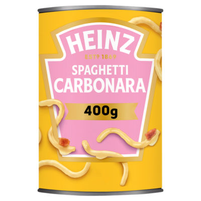 Heinz Spaghetti Carbonara Pasta 400g, imported from the UK