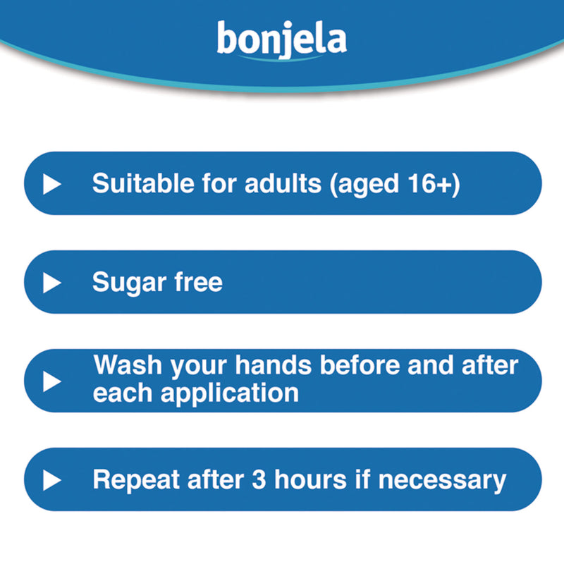 Bonjela oral ulcer gel adult sugar free 15g - British product