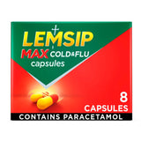 ASDA Lemsip Max Cold & Flu Capsules 8 Capsules- Buy online at McGrocer
