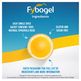 Fybogel Hi-Fibre Orange ispaghula husk fibre drink 10 sachets - British product