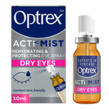 Optrex Actimist Dry Eyes eye spray 10ml, imported from the UK