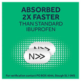 Nurofen Express 256mg pain relief caplets x16, imported from the UK