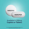 Nurofen Ibuprofen 200mg caplets 8 count, imported from the UK
