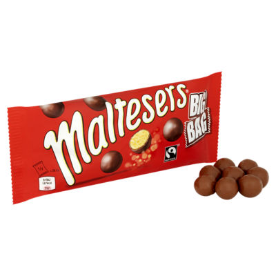 Maltesers milk chocolate bag 58.5g - British product