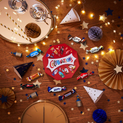 Celebrations milk chocolate gift box 385g, UK version