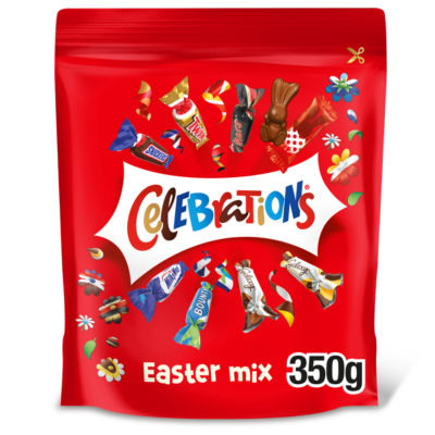 Celebrations Easter chocolate pouch 350g, UK version