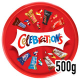 Celebrations chocolate sharing tub 500g, UK version