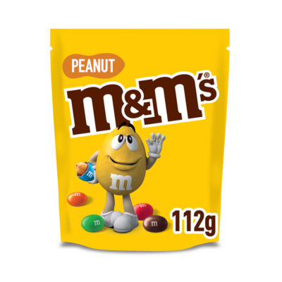 M&M's peanut chocolate pouch bag 112g - British product