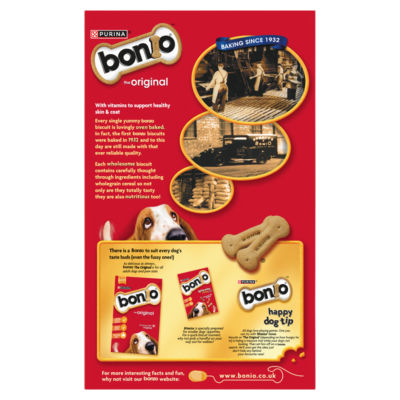 Bonio Original Low Fat Dog Biscuits 1.2kg bag - British product