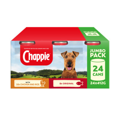 Chappie Adult Wet Dog Food Tins Favourites in Loaf