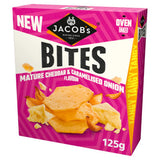 ASDA Jacob's Bites Mature Cheddar & Onion Crackers 125g- Buy online at McGrocer