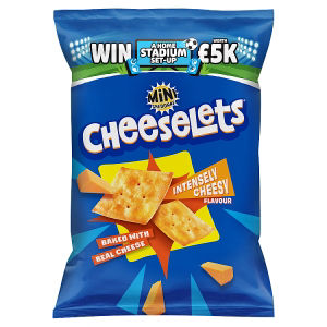 Mini Cheddars Cheeselets intensely cheesy snack biscuits 150g, UK version