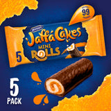 McVitie's Jaffa Cake Original Mini Rolls 5 x 26.6g, 133g, imported from the UK