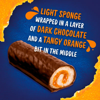 McVitie's Jaffa Cake Original Mini Rolls 5 x 26.6g, 133g, imported from the UK