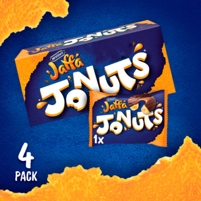 McVitie's Jaffa Cakes Original Jaffa Jonuts 172g multipack, imported from the UK