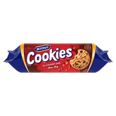 بسكويت McVitie's Milk & Dark Chocolate Chip Cookies The Chunky One 150 جرام