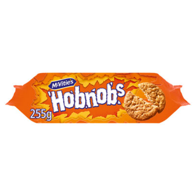 McVitie's Original Hobnobs oaty biscuits 255g, imported from the UK