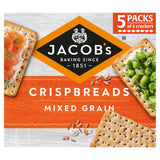 ASDA Jacob's Crispbreads Mixed Grain Crackers 5 x 30g, 190g- Buy online at McGrocer
