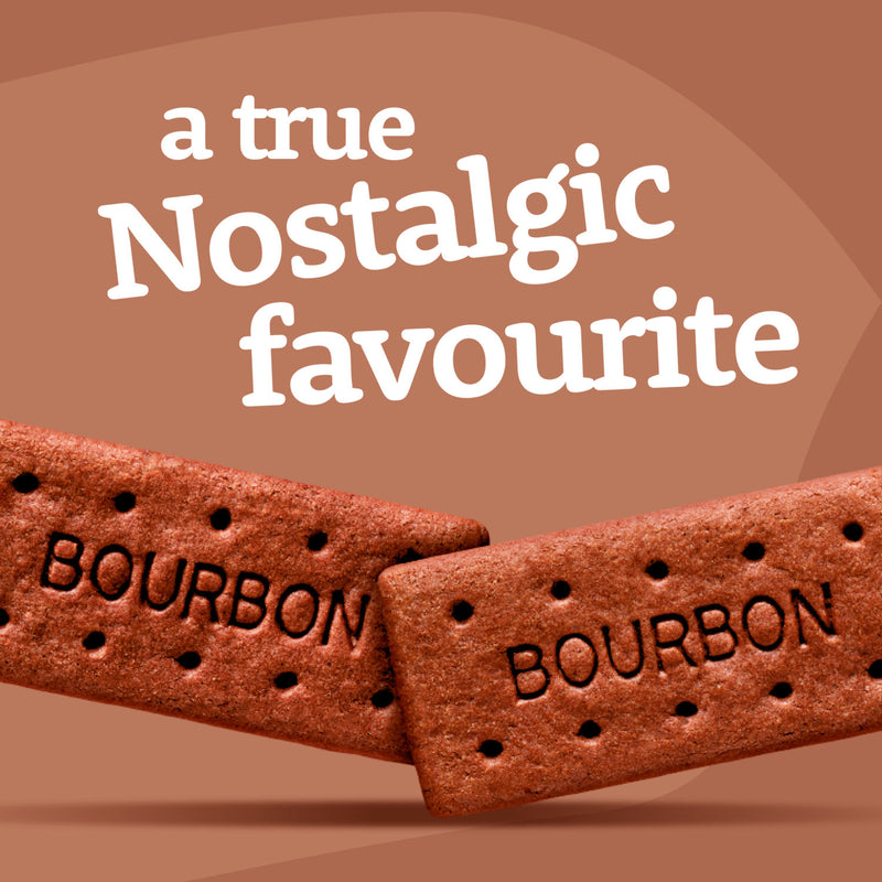 McVitie's Tasties Bourbon Cream Biscuits 300g, imported from the UK