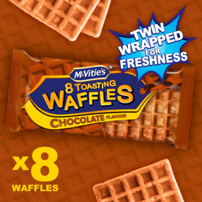 McVitie's chocolate toasting waffles multipack 222g, UK version