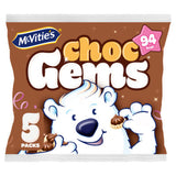 Paquetes individuales de galletas de chocolate McVitie's Iced Gems, 5 x 19 g