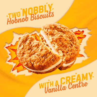 McVitie's Hobnobs Vanilla Creams biscuits 160g, imported from the UK