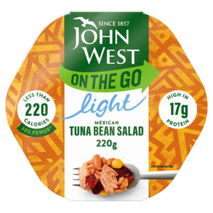 John West Light Mexican Tuna Bean Salad 220g