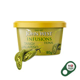 ASDA John West Tangy Jalapeño No Drain Tuna Infusions Canned Tuna 80g- Buy online at McGrocer