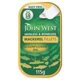 John West Mackerel Fillets in Sunflower Oil 115g, UK version