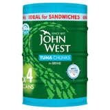 John West tuna chunks in brine 4 x 132g, UK version