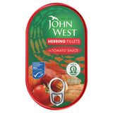 John West Herring Fillets in Tomato Sauce 145g, UK version