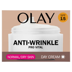 Olay Anti-Wrinkle Pro Vital Day Cream with SPF15 for Mature Skin 50ml