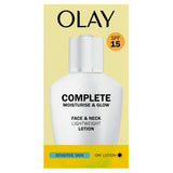 ASDA Olay Complete Moisturise Glow Sensitive Skin Lotion SPF15 100ml- Buy online at McGrocer