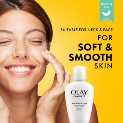 Olay Complete Face Lotion Sensitive SPF15 100ml, imported from the UK