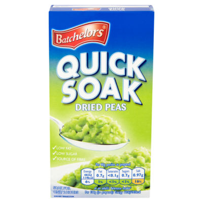 Batchelors quick soak peas 250g - British product