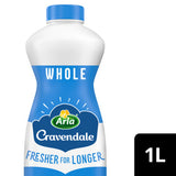 ASDA Cravendale Filtered Fresh Whole Milk British 1L- Buy online at McGrocer