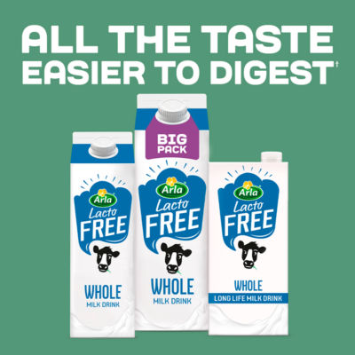 Arla LactoFREE long life whole milk drink 1L, UK version