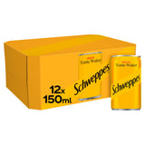 Schweppes Indian tonic water 12 x 150ml cans (British brand)