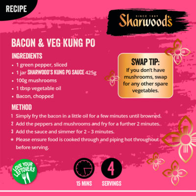 Sharwood's Kung Po cooking sauce 425g (British brand)