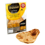 Sharwood's plain flame-baked naan bread 260g (British brand)