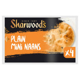 ASDA Sharwood's Plain Mini Naan Breads 4 Pack- Buy online at McGrocer