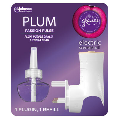 Glade Plum Passion Pulse plug in air freshener 20ml - British product