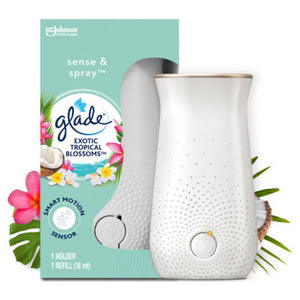 Glade Sense & Spray Autospray Diffuser & Refill Exotic Air Freshener
