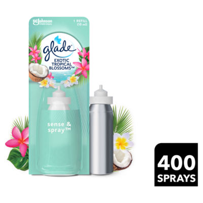 Glade air freshener refill spray Tropical Blossom 18ml, UK version