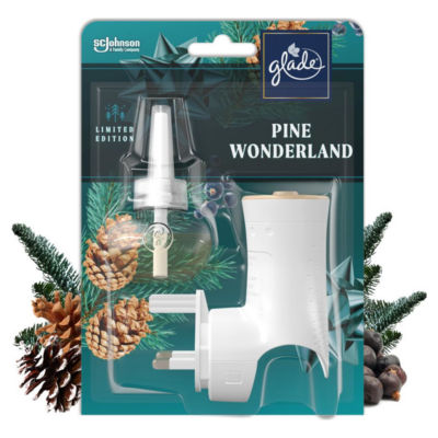 Glade Pine Wonderland plugin air freshener 20ml (British brand)